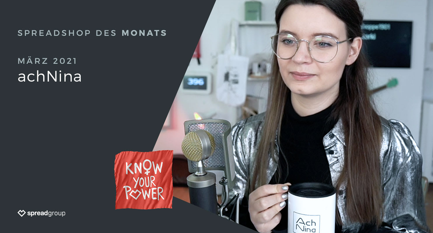 Techies und Roboter-Fans aufgepasst: Der Spreadshop des Monats „achNina”